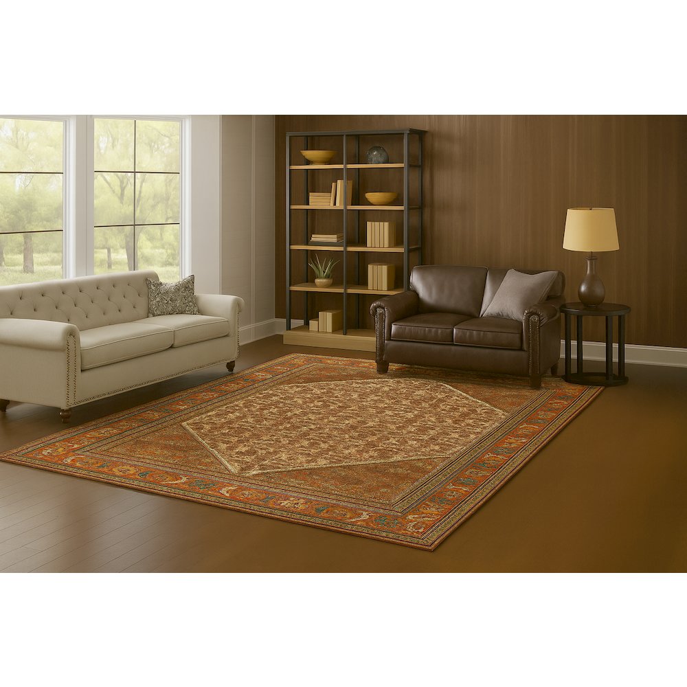 Area Rug Ultra Soft Washable Rug, Non Slip, Stain Resistant Rugs (2'7" x 9'). Picture 3