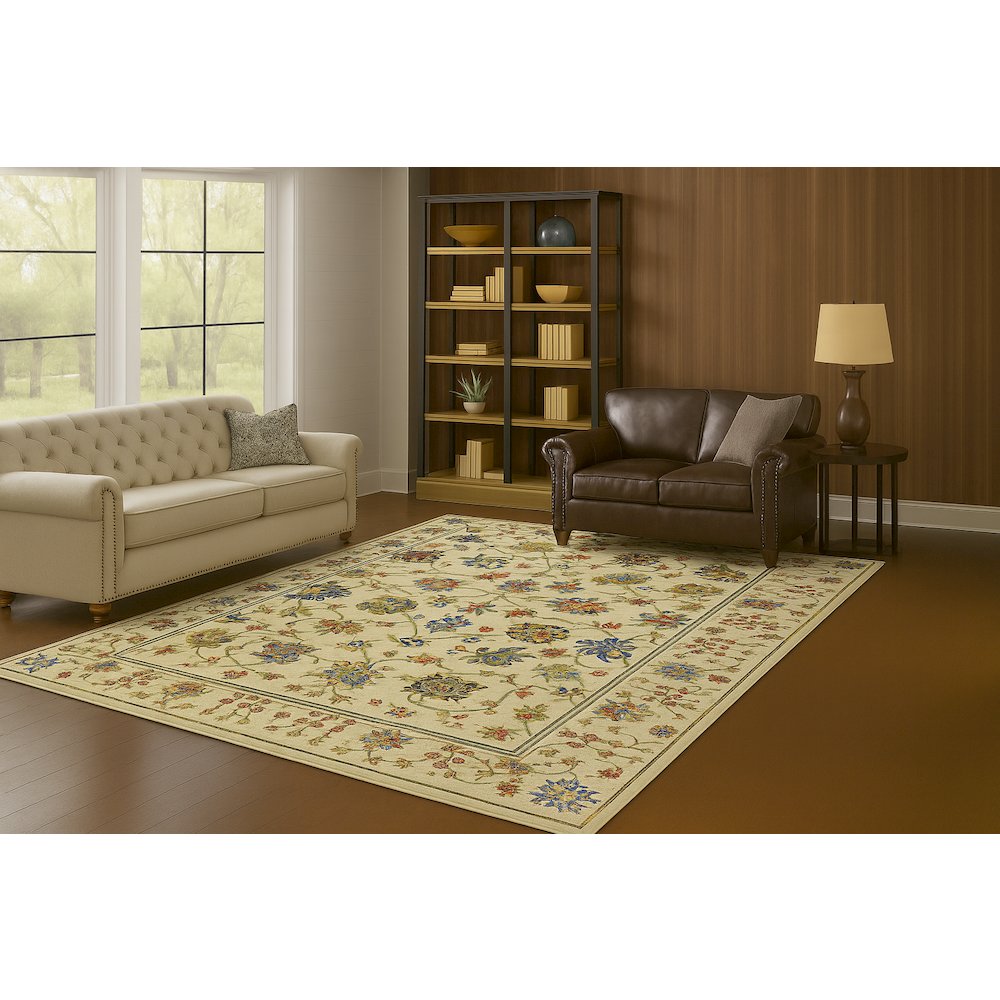 Area Rug Ultra Soft Washable Rug, Non Slip, Stain Resistant Rugs (2'7" x 9'). Picture 3