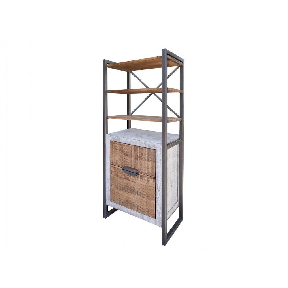 Amelia Solid Wood 2 drawer 3 shelves Bookcase. Picture 2