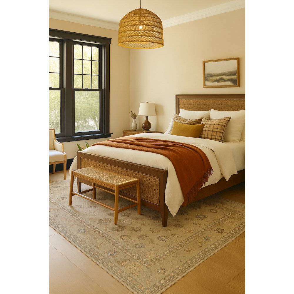 Area Rug Ultra Soft Washable Rug, Non Slip, Stain Resistant Rugs (2'7" x 9'). Picture 5