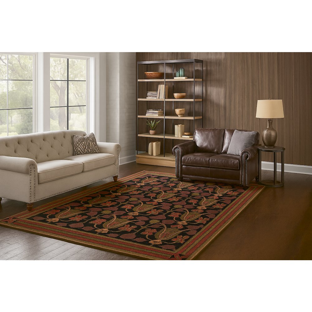 Area Rug Ultra Soft Washable Rug, Non Slip, Stain Resistant Rugs (2'7" x 9'). Picture 3