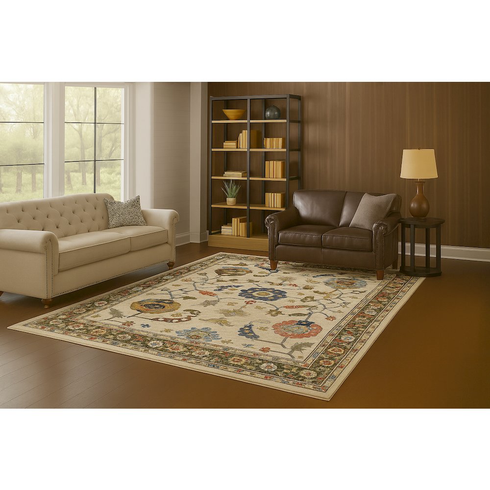 Area Rug Ultra Soft Washable Rug, Non Slip, Stain Resistant Rugs (2'7" x 9'). Picture 3