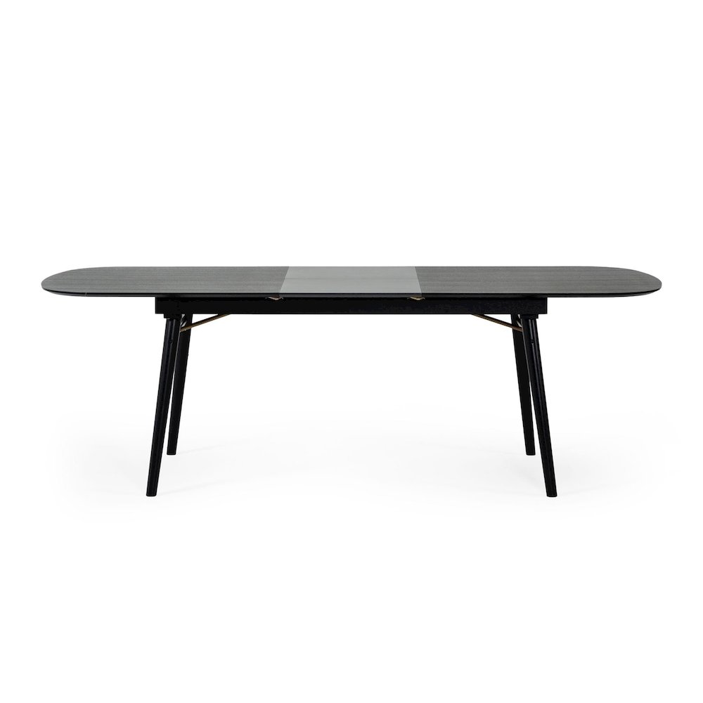 Modrest Addax - Modern Black Extendable Dining Table. Picture 5