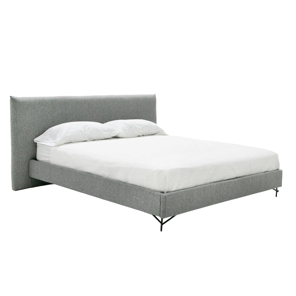 Nova Domus Aria - Eastern King Modern Grey Bed. Picture 6