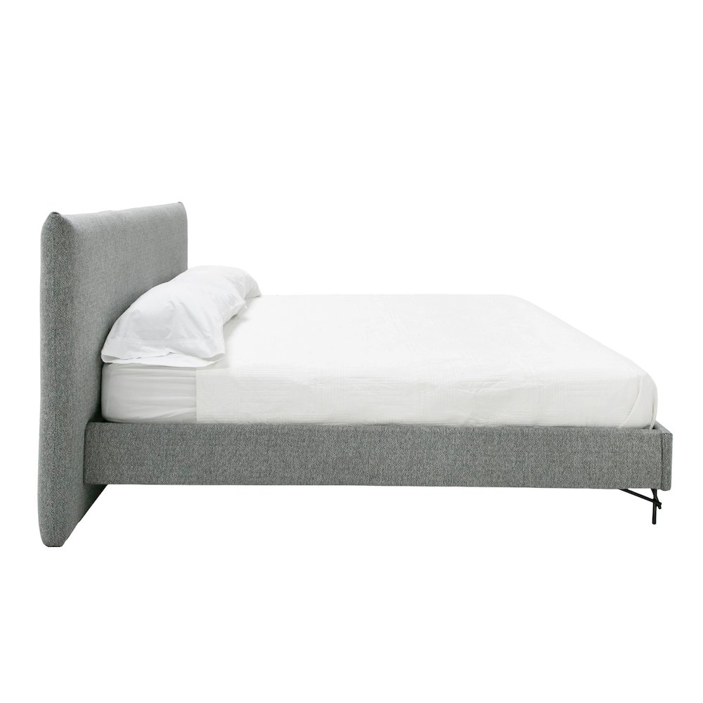 Nova Domus Aria - Eastern King Modern Grey Bed. Picture 4