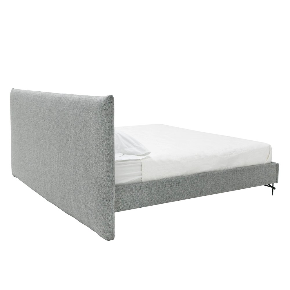 Nova Domus Aria - Eastern King Modern Grey Bed. Picture 5