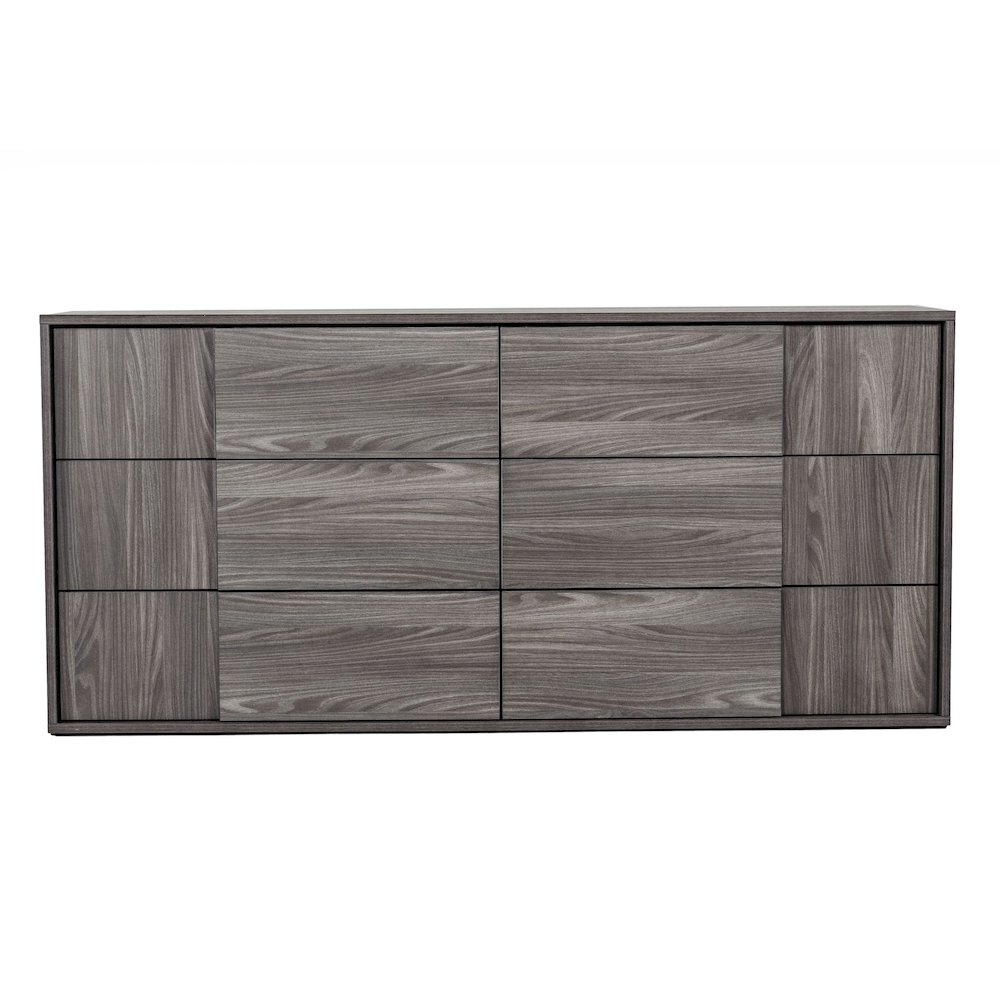 Nova Domus Asus - Italian Modern Elm Grey Dresser. Picture 2