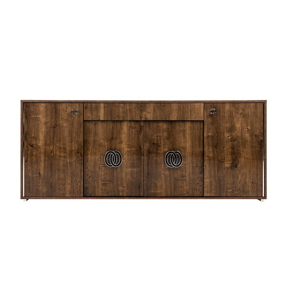 Modrest Athen Italian Modern 4-Door Buffet. Picture 2