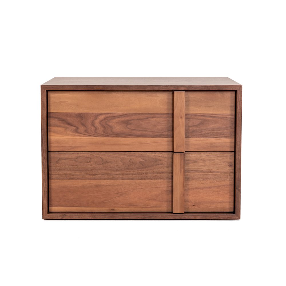 Nova Domus Berlin - Modern Walnut Nightstand. Picture 6
