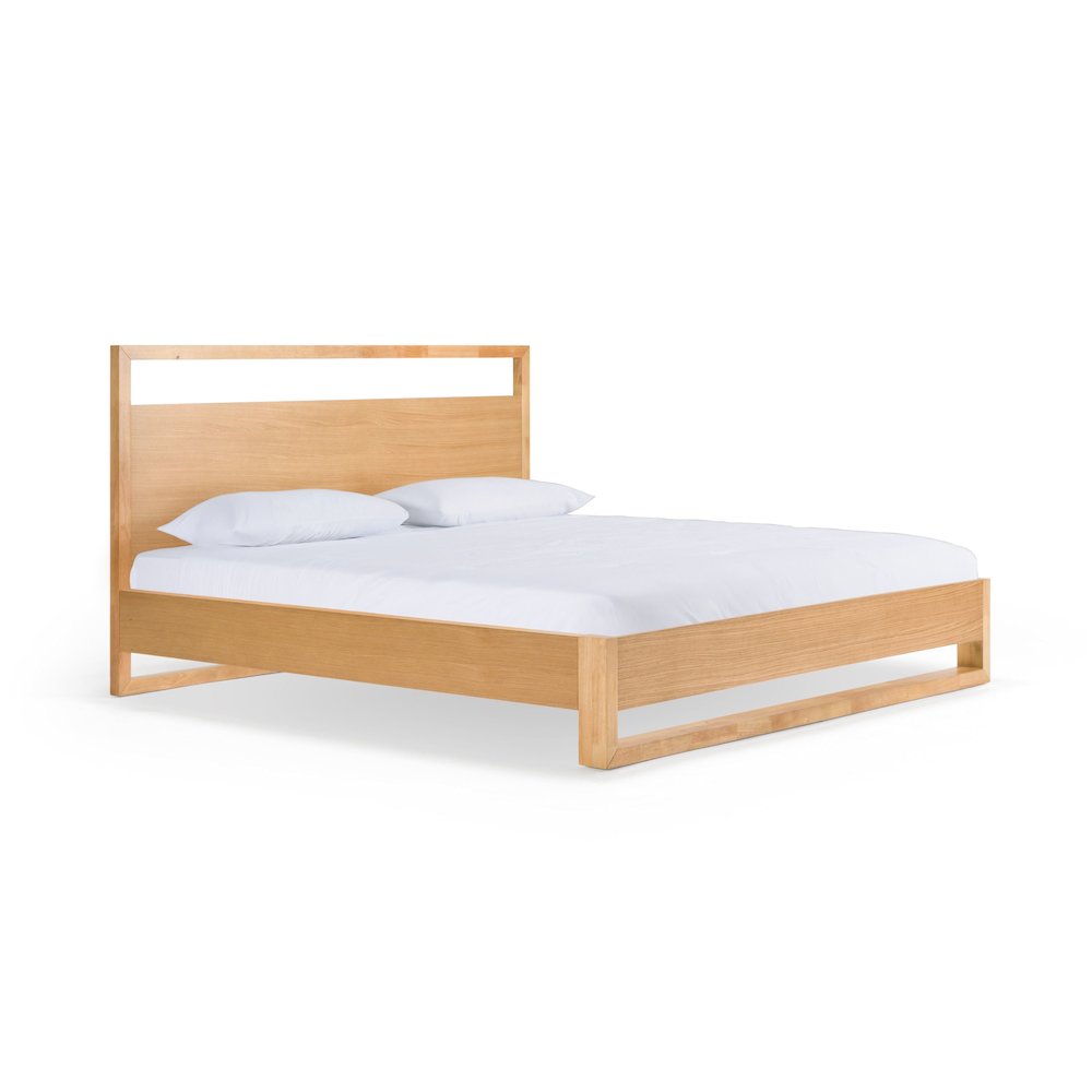 Nova Domus Berlin - Modern Natural Oak Eastern King Bed. Picture 3