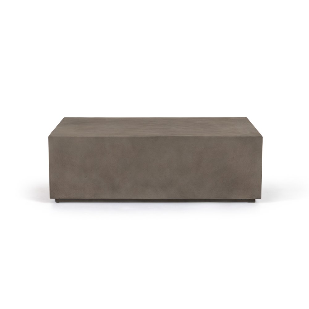 Modrest Fresno - Modern Grey Concrete Coffee Table. Picture 6