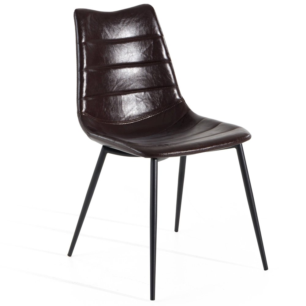 Gilliam - Modern Brown Dining Chair (Set of 2). Picture 6
