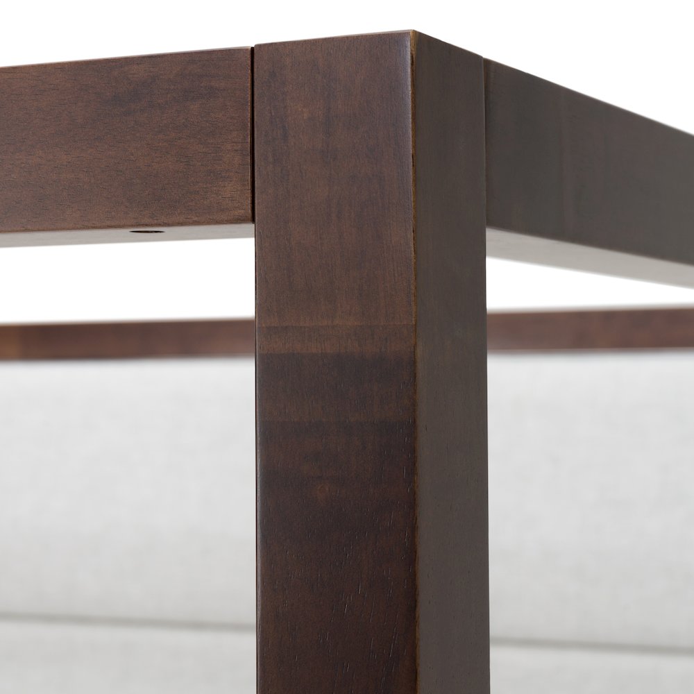 Modrest Manhattan - Eastern King Contemporary Cherry Canopy Bed. Picture 8