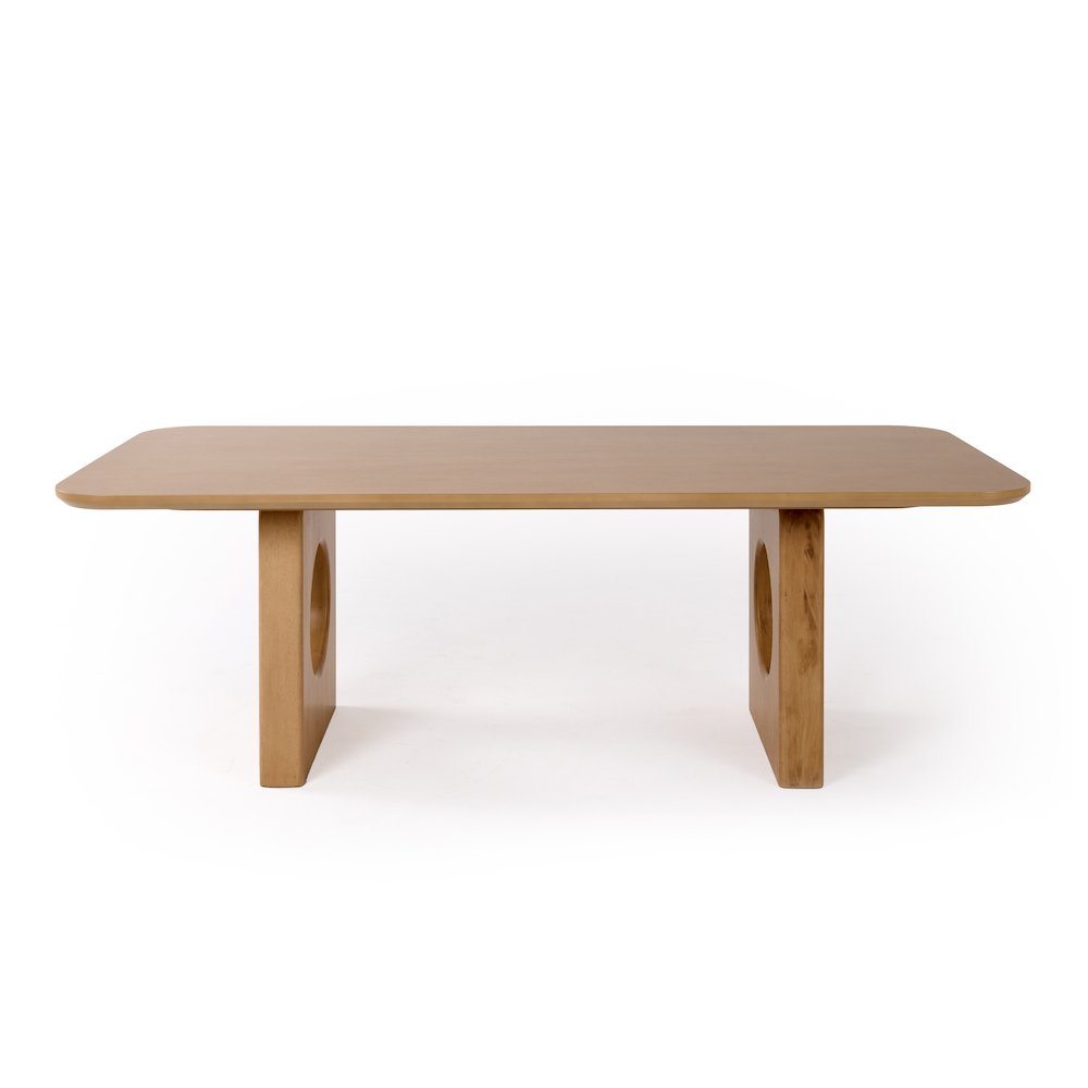 Nova Domus Oshana - Modern White Oak Dining Table. Picture 8