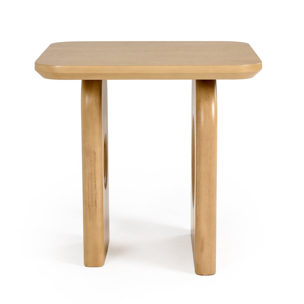 Nova Domus Oshana - Modern White Oak End Table. Picture 2