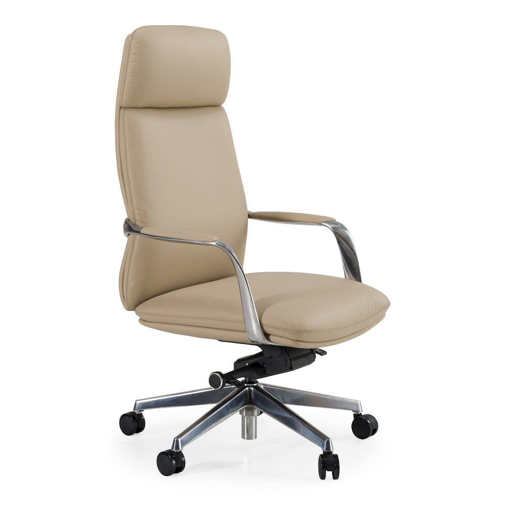 Ozark - Modern Tan Vegan Leather Office Chair. Picture 2