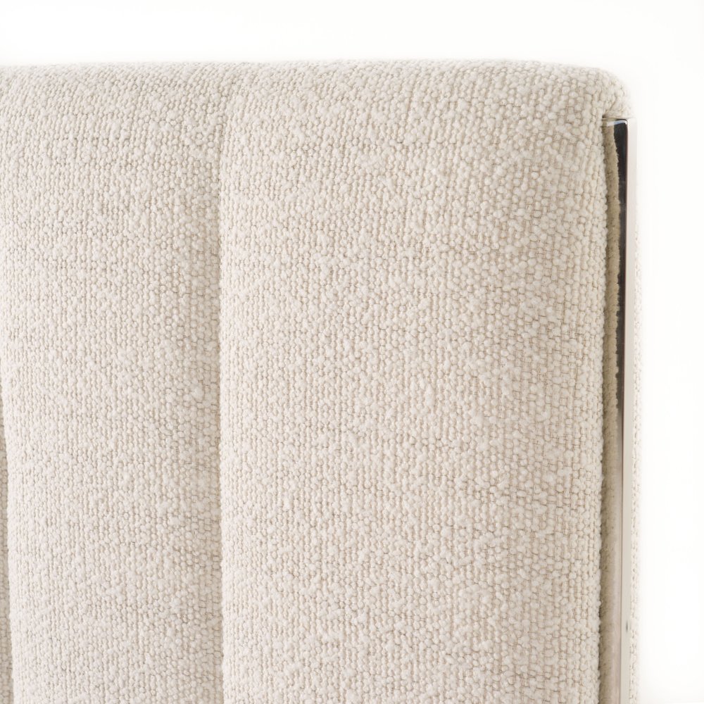 Modrest Valhalla - Eastern King Contemporary White Bed. Picture 8