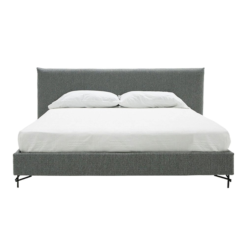 Nova Domus Aria - Eastern King Modern Grey Bed. Picture 1