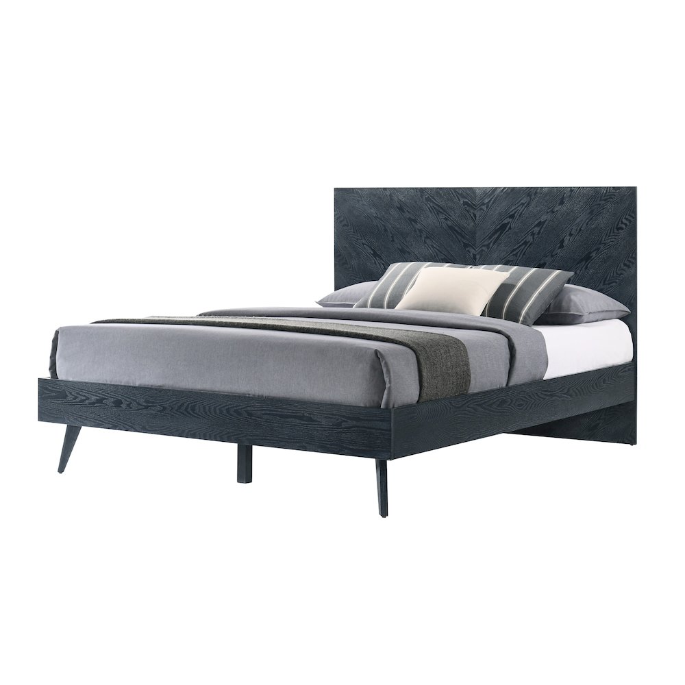 Modrest Diana - Eastern King Modern Grey and Ash Bed. Picture 1