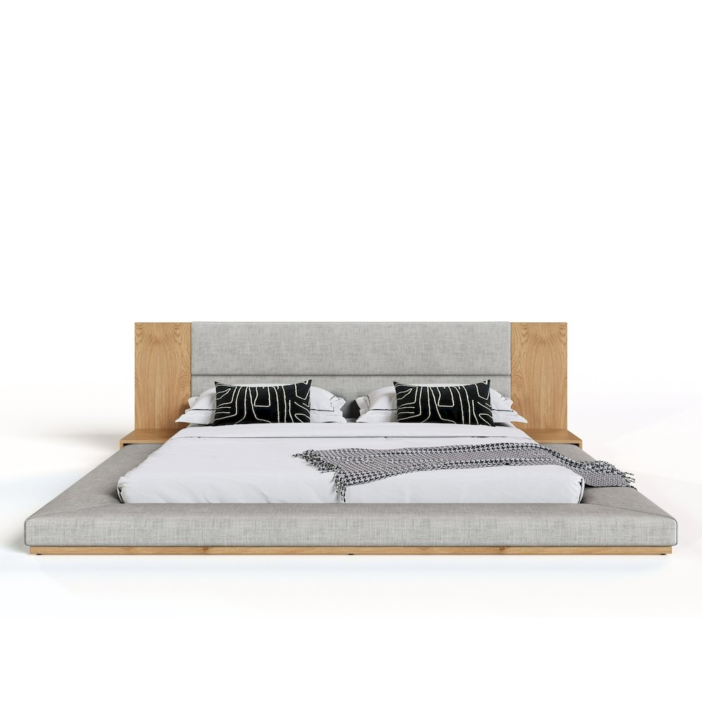 Nova Domus Jagger - California King Modern Natural and Oak Bed. Picture 6