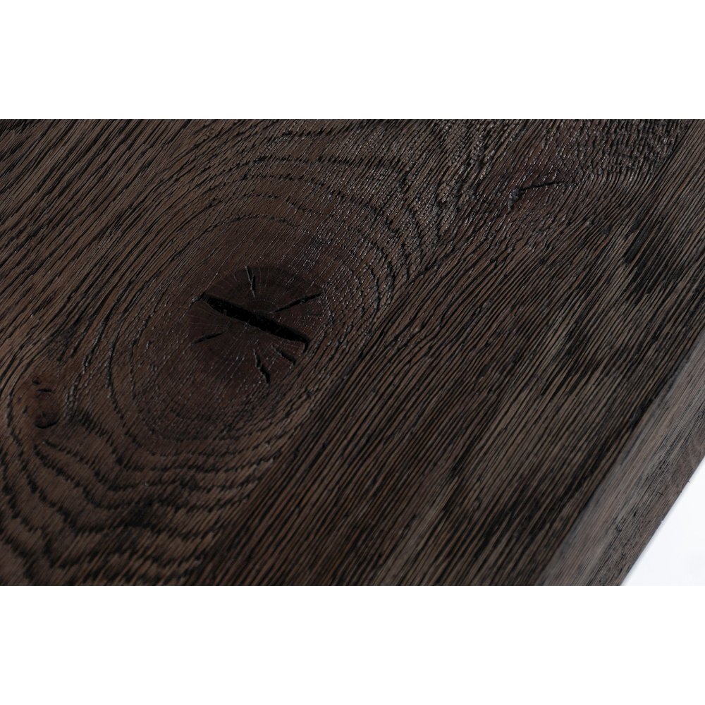 Modrest Renzo Modern Oak & Concrete 94" Dining Table. Picture 4