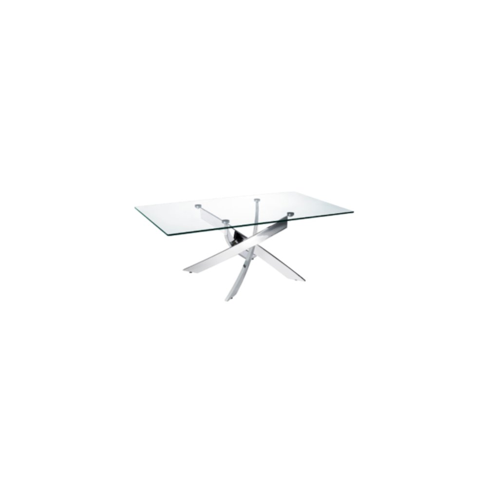 Pyrite Modern Glass Coffee Table. Picture 1