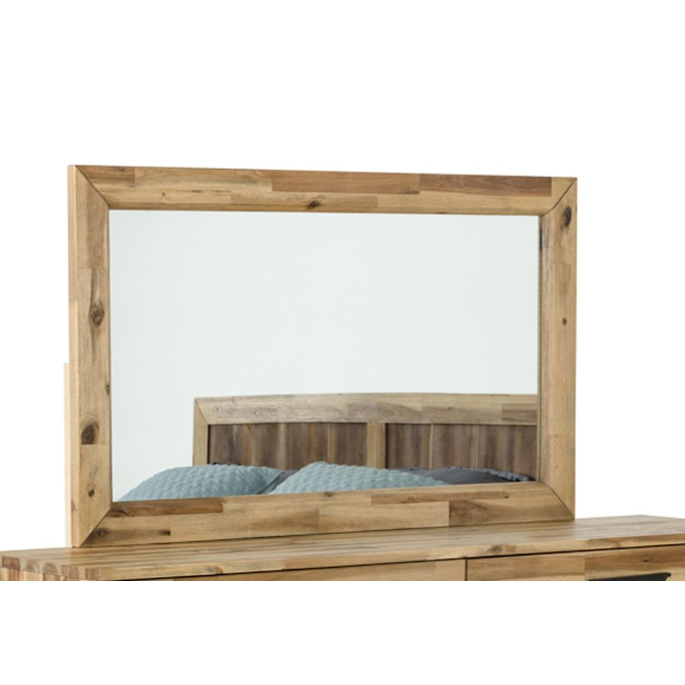 Modrest Sala Modern Light Wood Mirror. Picture 1