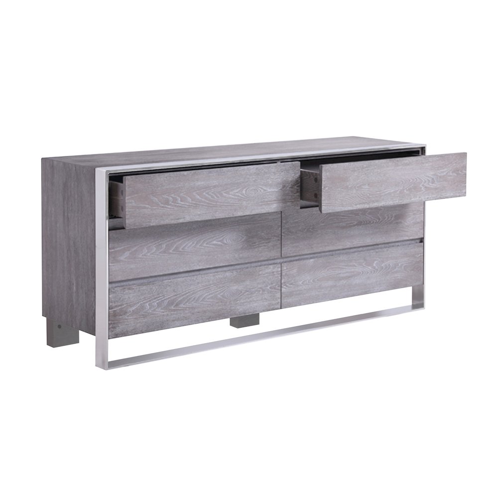 Modrest Arlene Modern Grey Elm Dresser. Picture 11