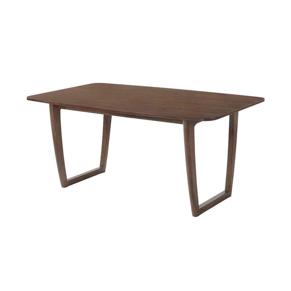 Modrest Jordan Modern Walnut Dining Table. Picture 1