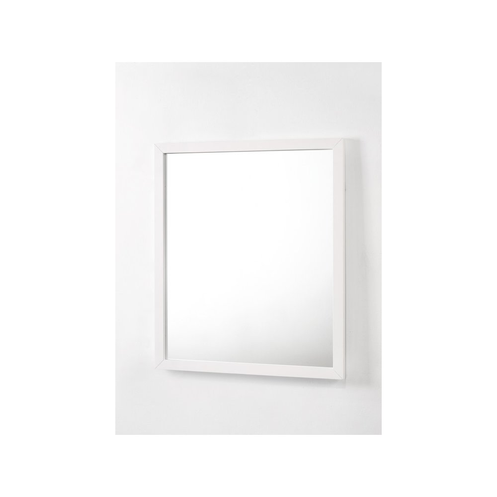 Modrest Bryan - Modern White Mirror. Picture 1