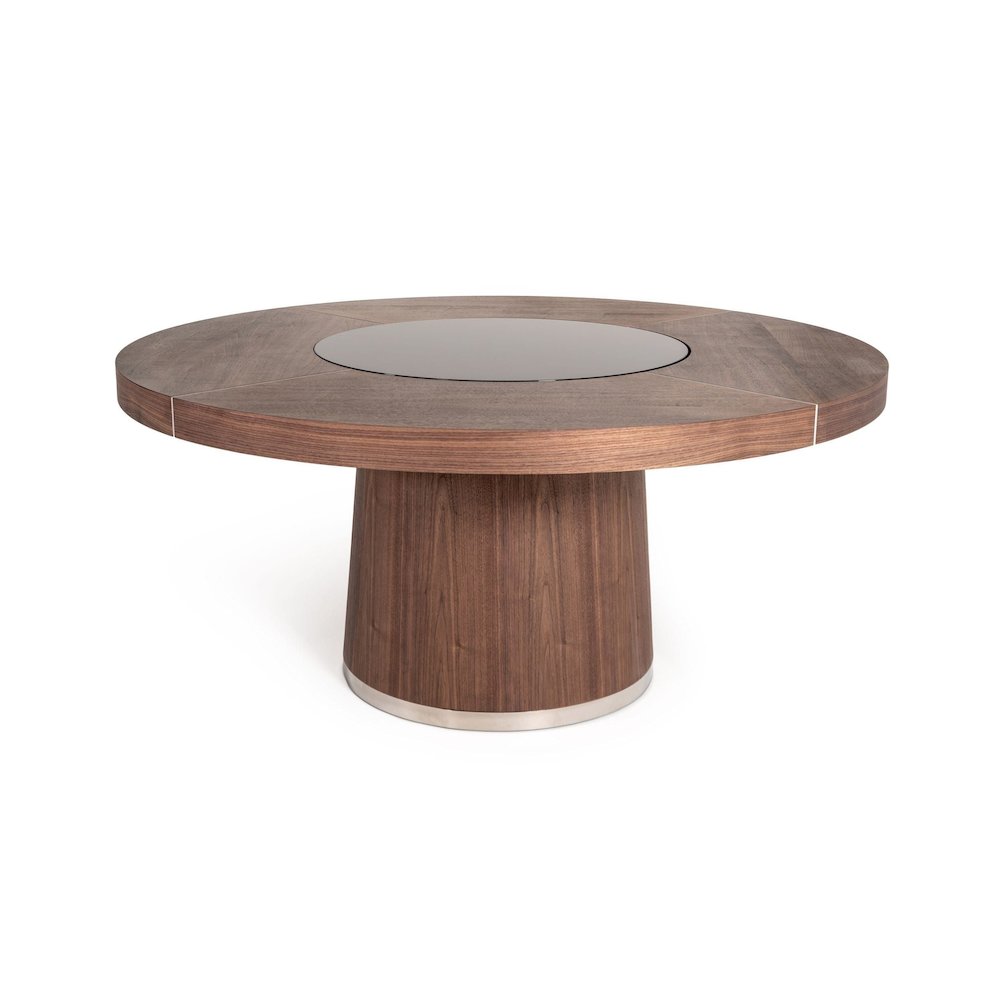 Modrest Houston - Round Modern Dining Table. Picture 1
