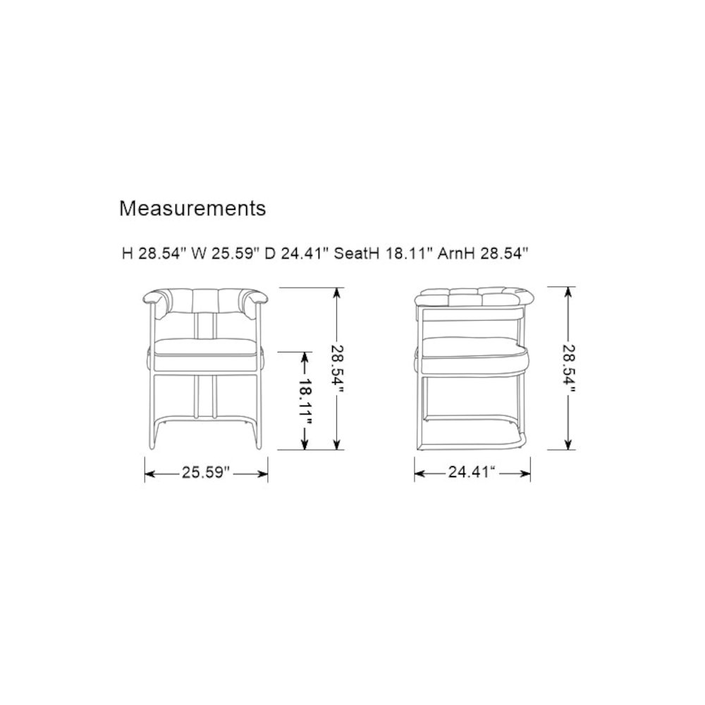 Modrest Bavaria - Modern Dining Chair. Picture 6