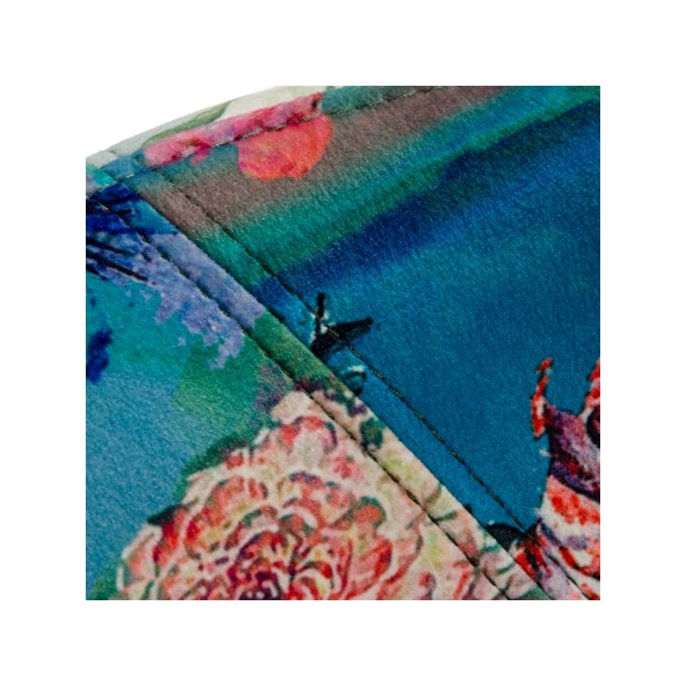 Modrest Roxann - Contemporary Floral Velvet Dining Chair. Picture 3
