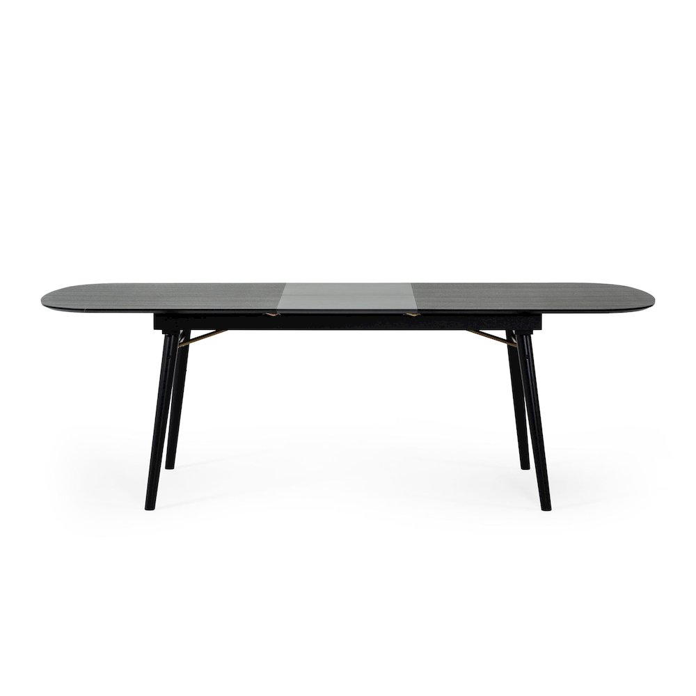 Modrest Addax - Modern Black Extendable Dining Table. Picture 2