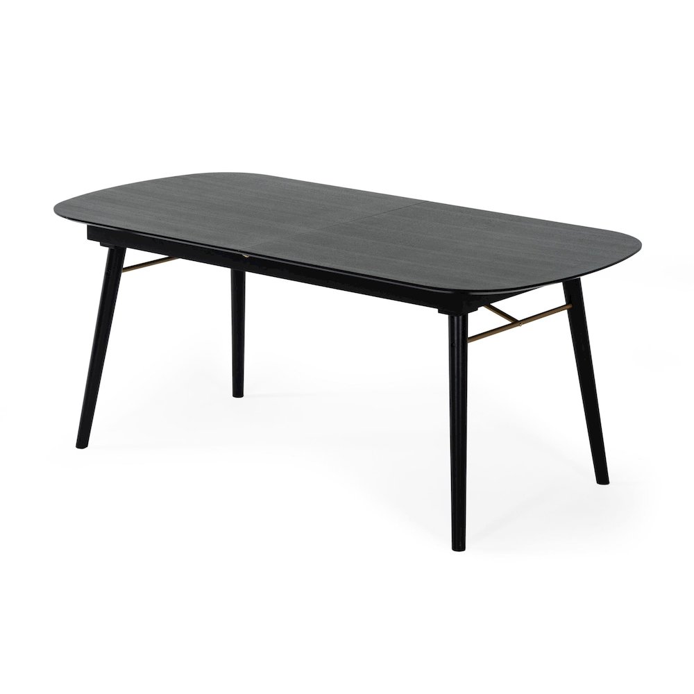 Modrest Addax - Modern Black Extendable Dining Table. Picture 3