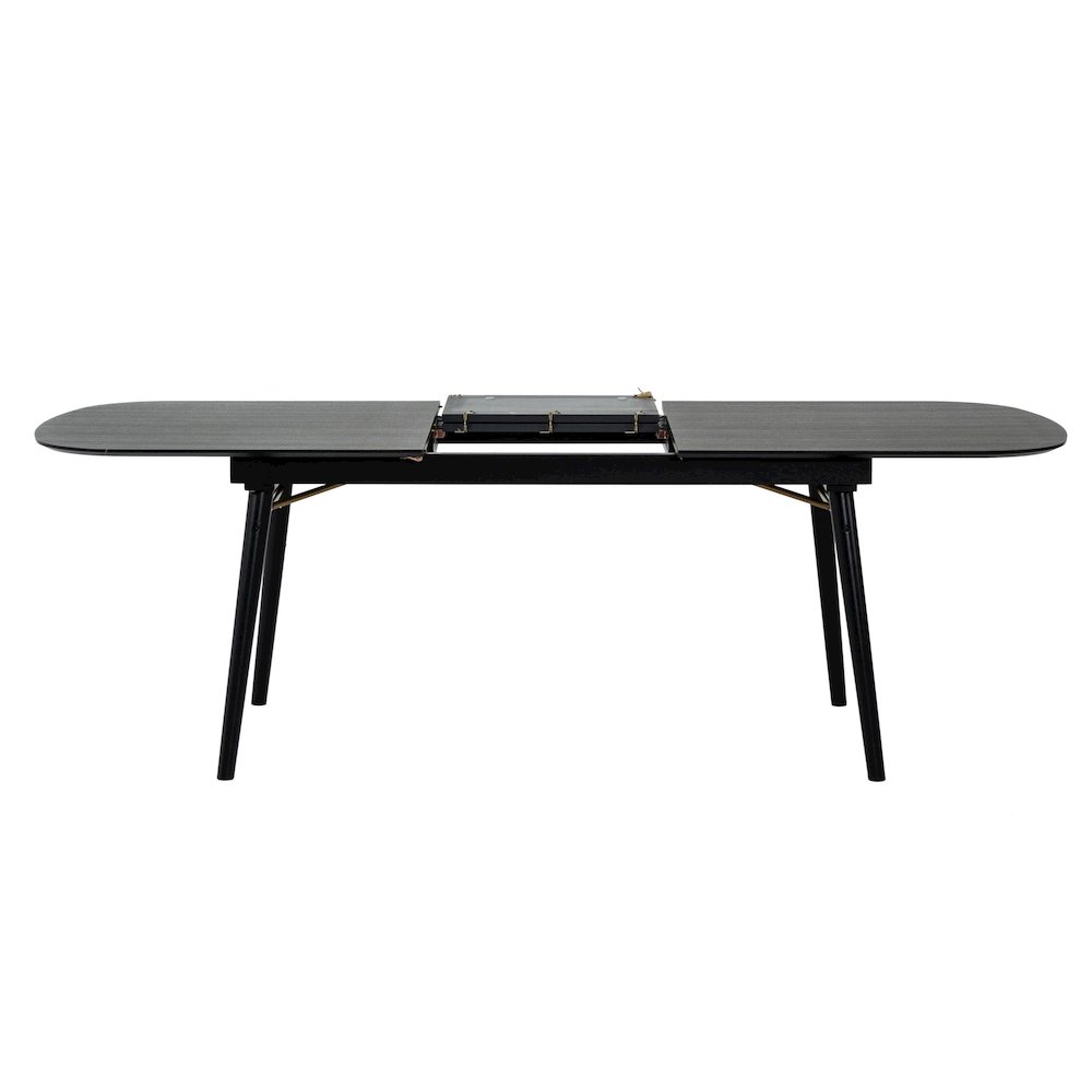 Modrest Addax - Modern Black Extendable Dining Table. Picture 4