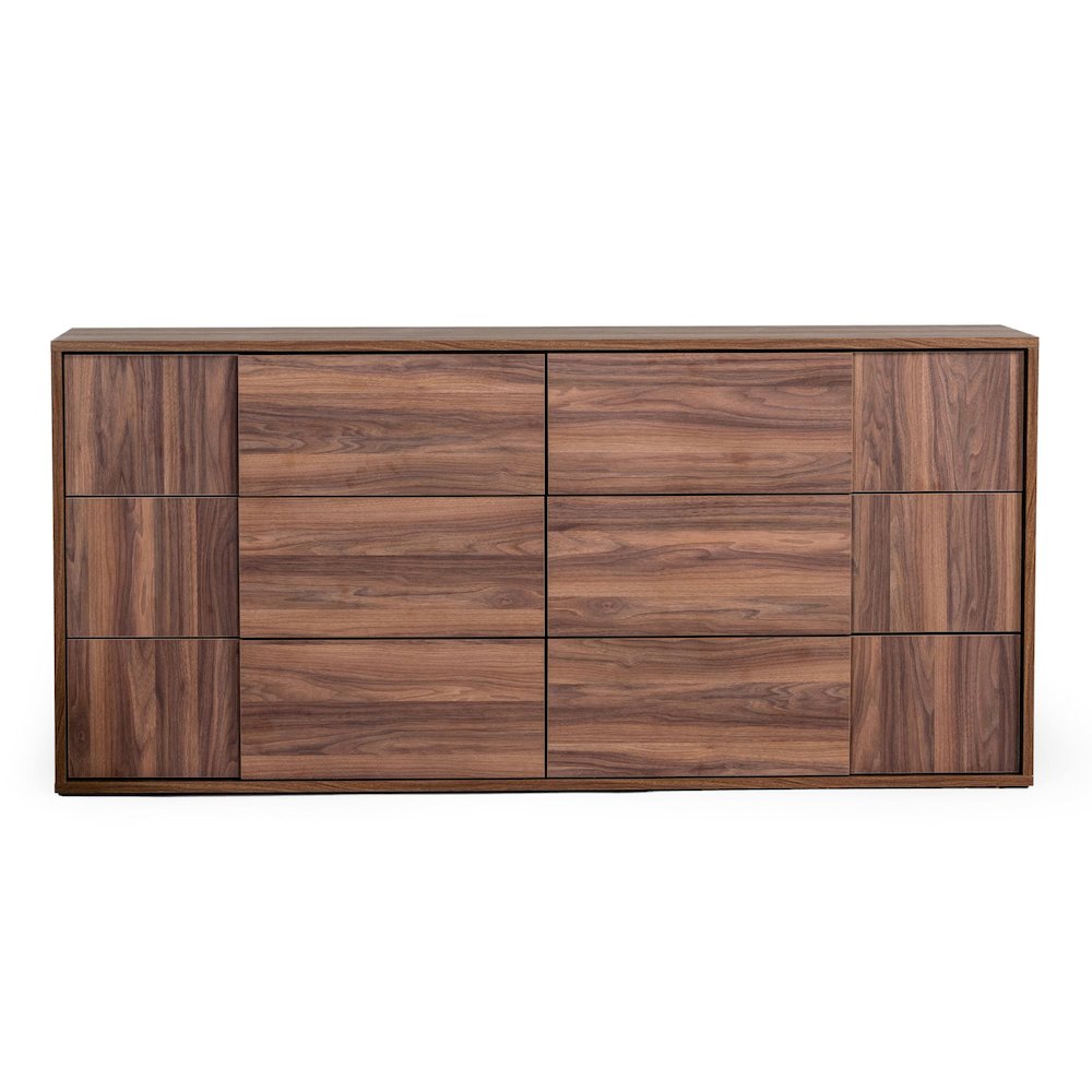 Nova Domus Asus - Italian Modern Walnut Dresser. Picture 1