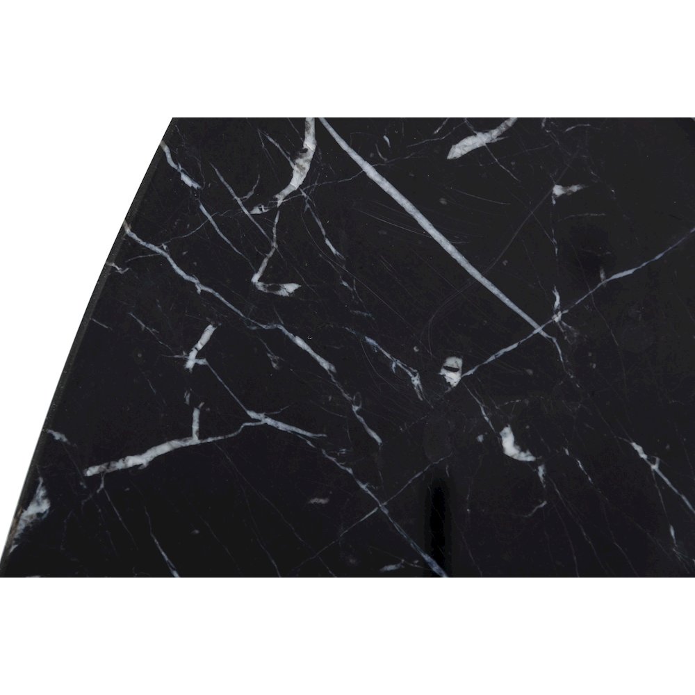 Modrest Kowal - Glam Black Marble Dining Table. Picture 3
