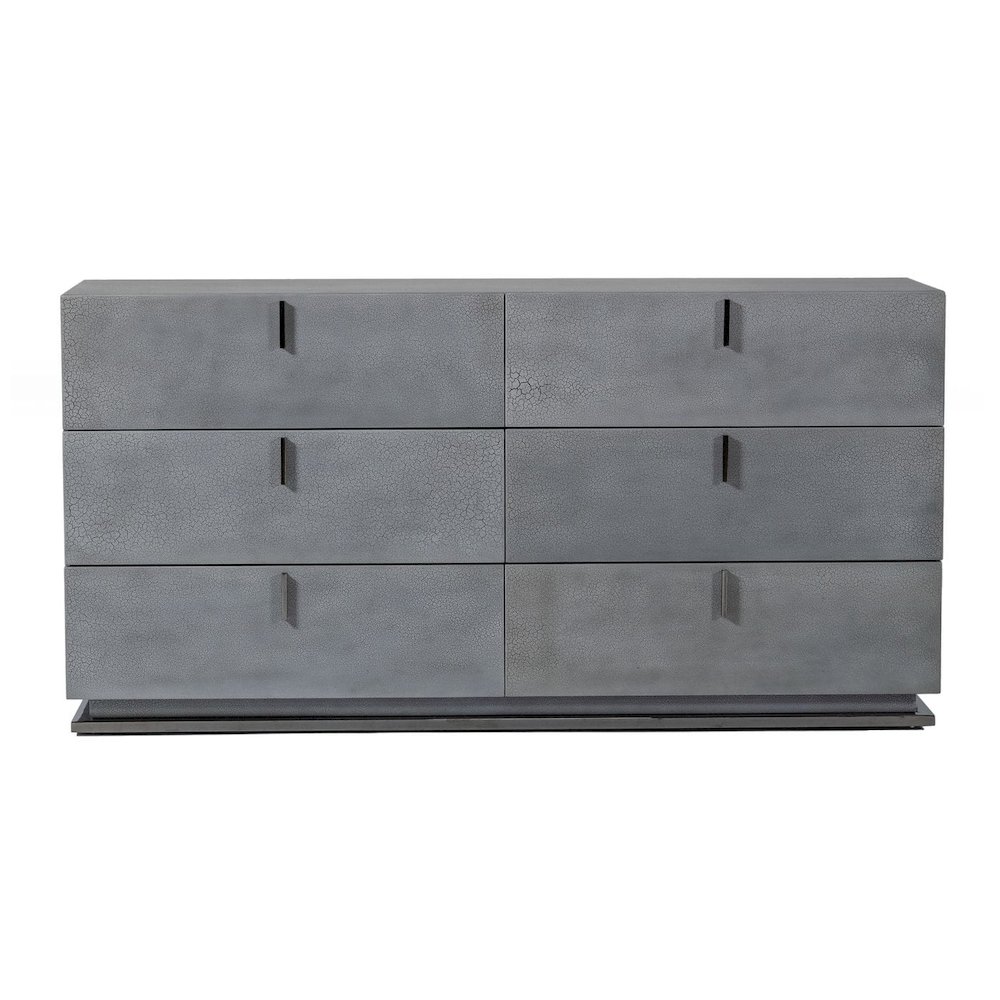 Modrest Buckley - Modern Grey Crackle Dresser. Picture 1