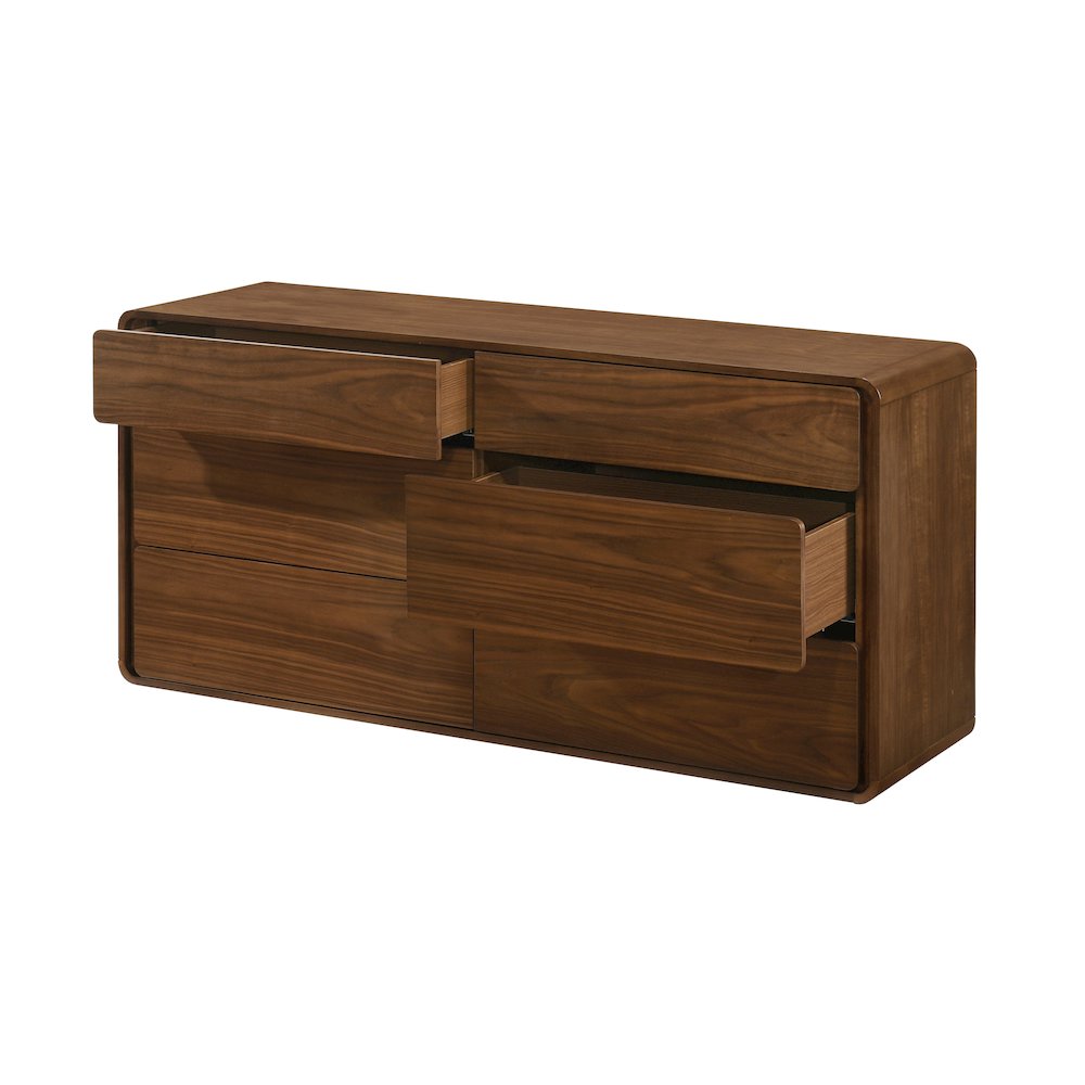 Modrest Dustin - Modern Walnut Dresser. Picture 2