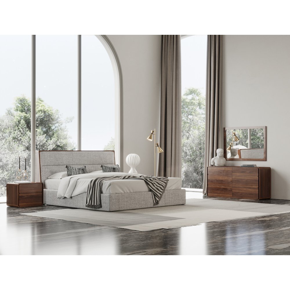 Modrest Dustin - Modern Walnut Dresser. Picture 4