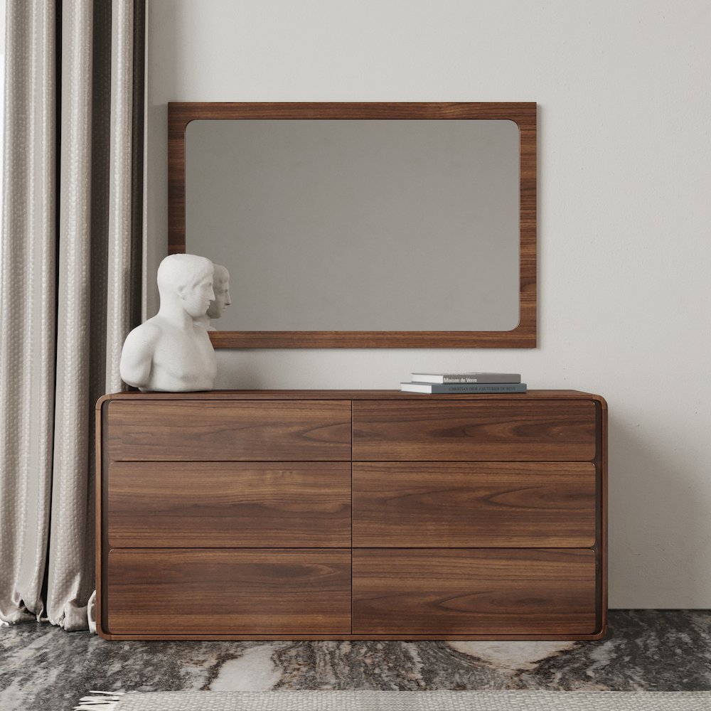 Modrest Dustin - Modern Walnut Dresser. Picture 3