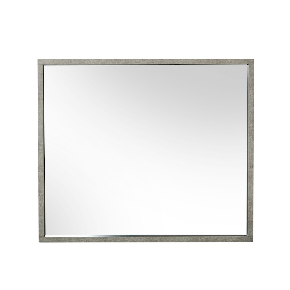 Nova Domus Boston - Modern Faux Concrete Mirror. Picture 1