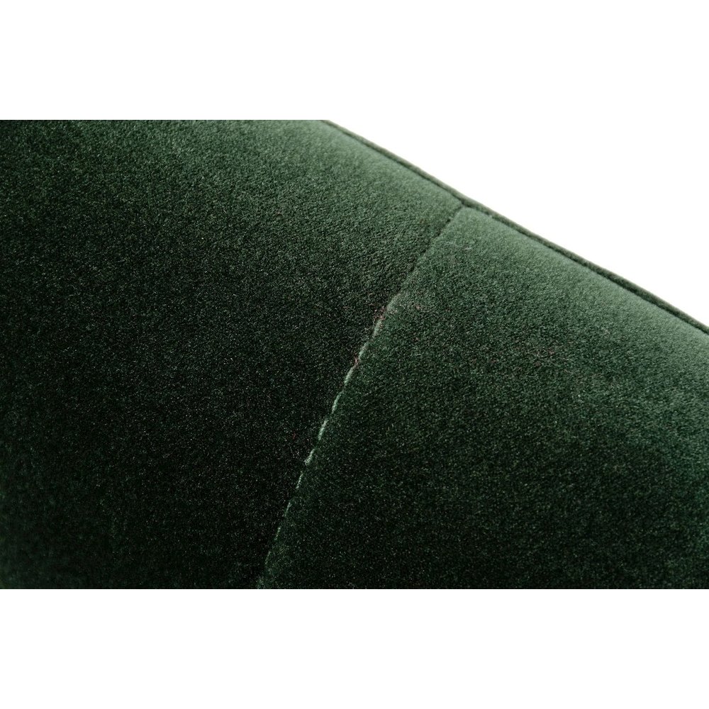 Modrest Danube - Modern Jade Green Fabric Dining Chair. Picture 6