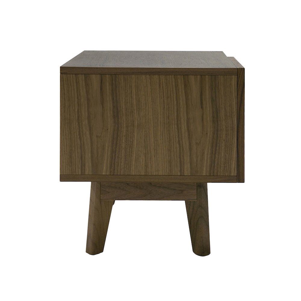 Modrest Abelard - Mid-century Walnut Nightstand. Picture 4