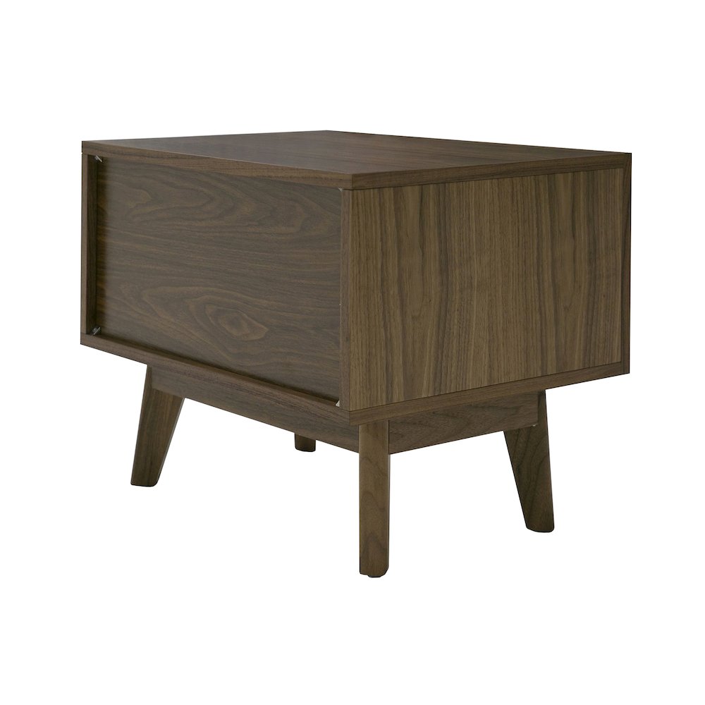 Modrest Abelard - Mid-century Walnut Nightstand. Picture 5