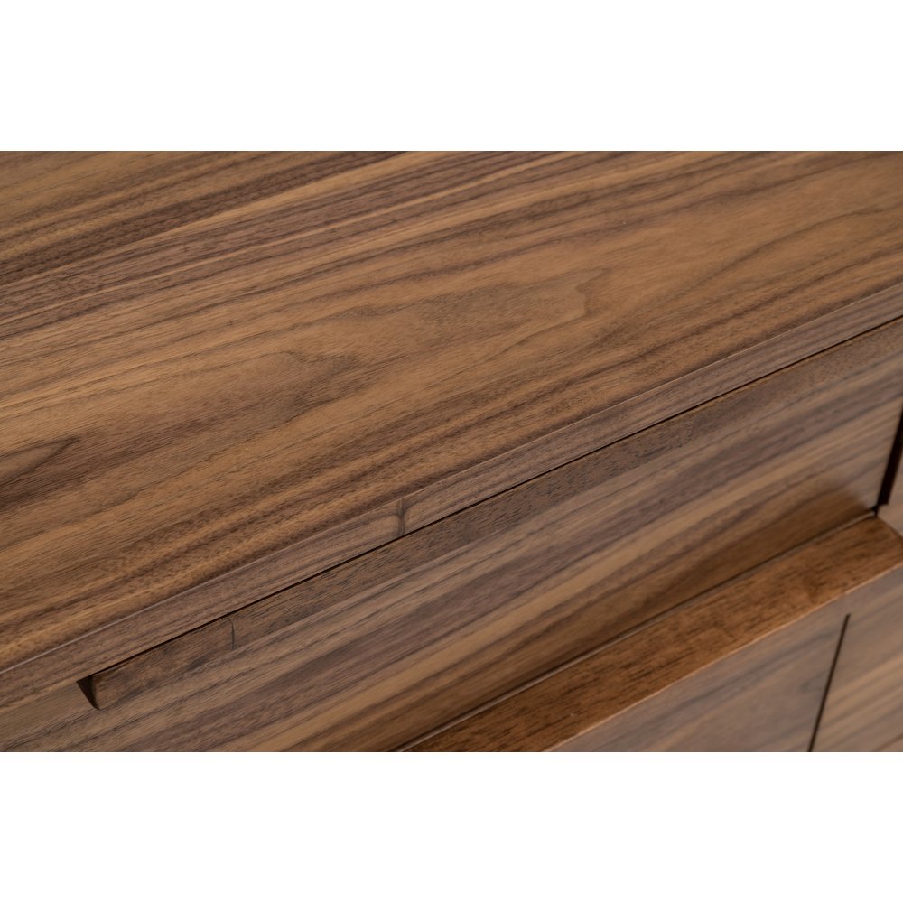 Modrest Amberlie - Modern Walnut Dresser. Picture 9