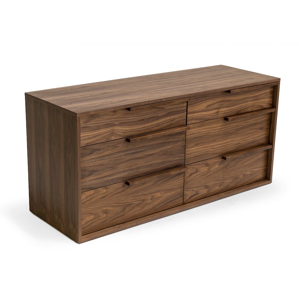 Modrest Amberlie - Modern Walnut Dresser. Picture 8