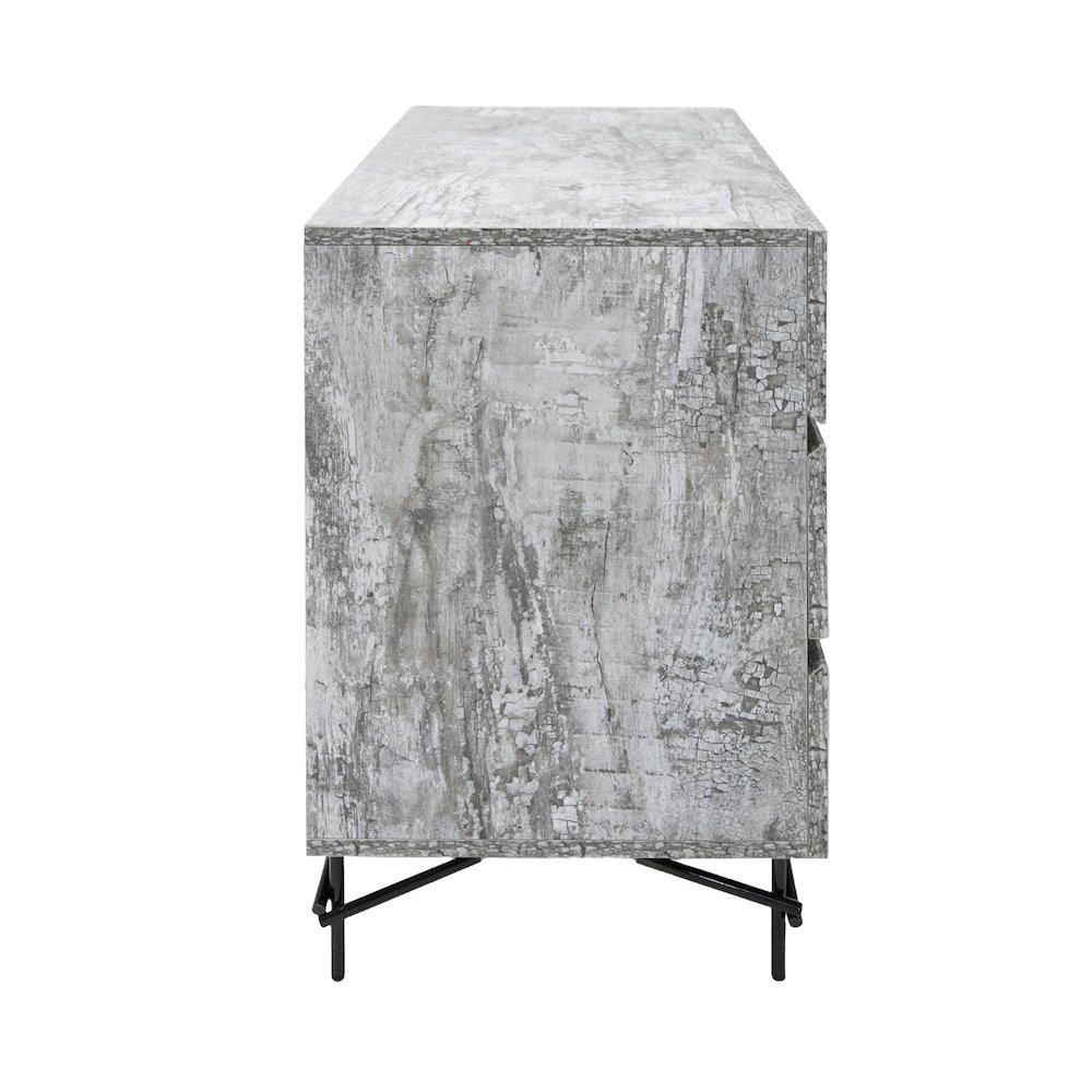 Nova Domus Aria - Italian Modern Multi Grey with texture  Dresser. Picture 7
