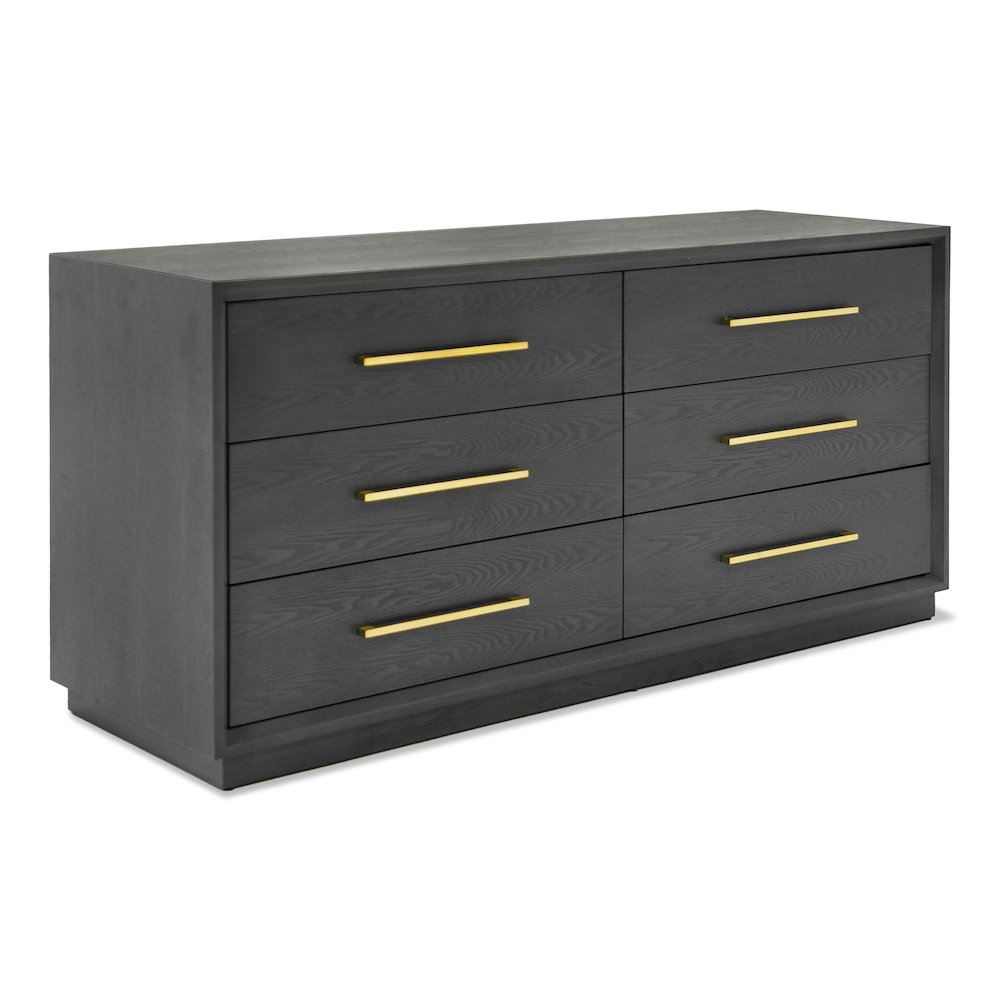 Modrest Manhattan- Contemporary Grey and Gold Dresser. Picture 6